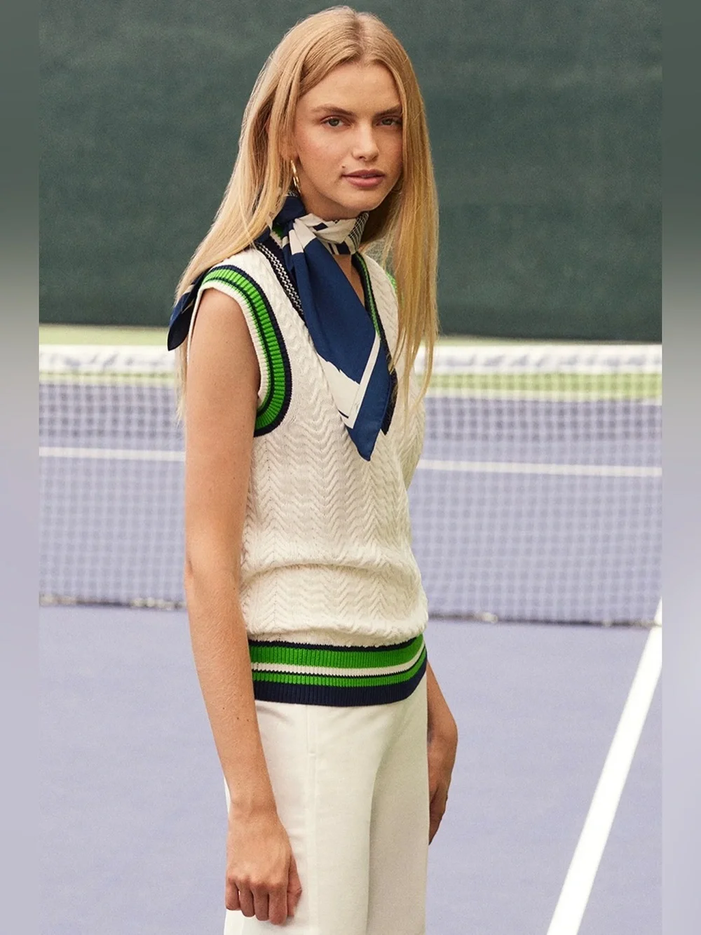 Trina Turk TENNIS SCARF - SILK